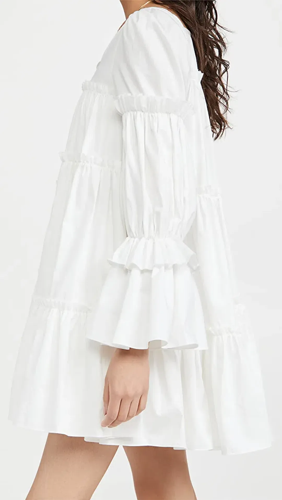 Aje L’espirit Mini Dress White Size 10 for rent on The Volte - main image