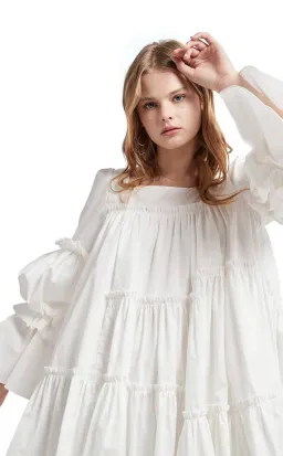 Aje L’espirit Mini Dress White Size 10 for rent on The Volte - image 3
