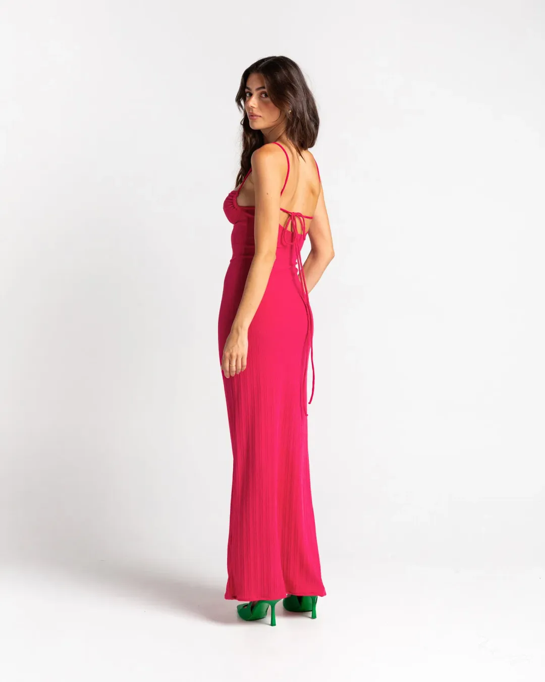 Arcina Ori Darci Dress Pink Size 6 for rent on The Volte - main image