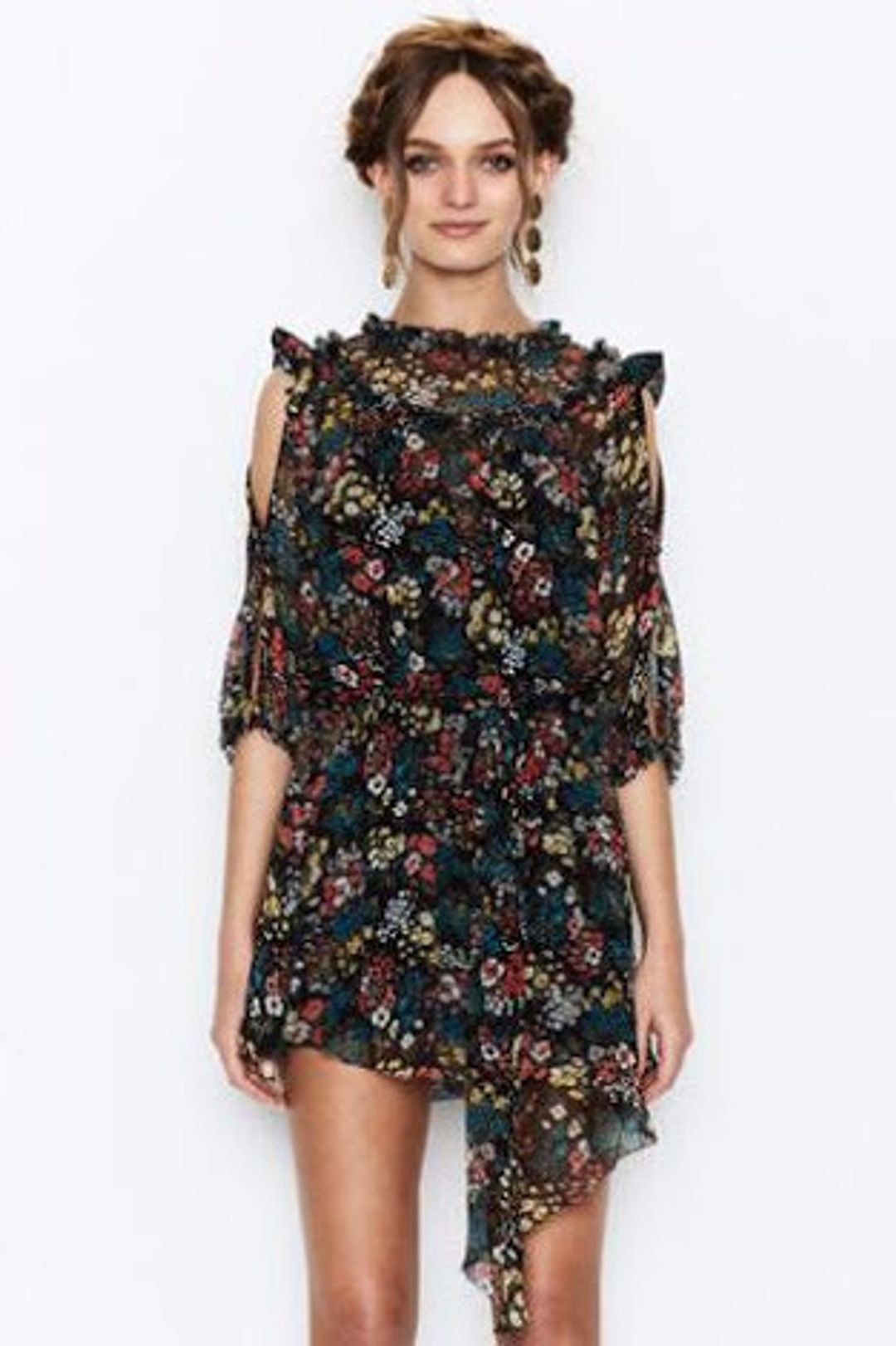 Alice McCall Pirouette Dress In Night Bloom for rent on The Volte - main image