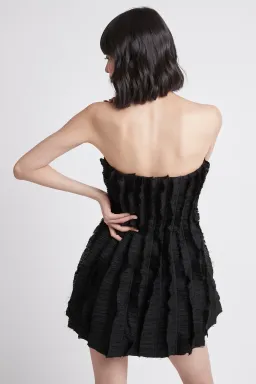 Aje Hybrid Sleeveless Mini Dress Black Size 8 for rent on The Volte - image 3
