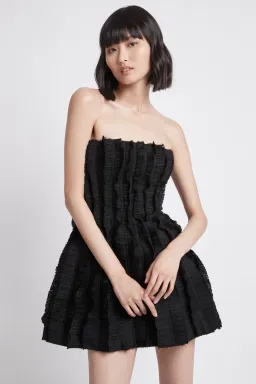 Aje Hybrid Sleeveless Mini Dress Black Size 8 for rent on The Volte - image 2