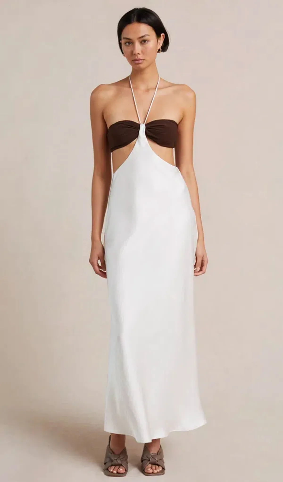 Bec & Bridge Nadia Cut Out Dress White Size 6 - Image 1