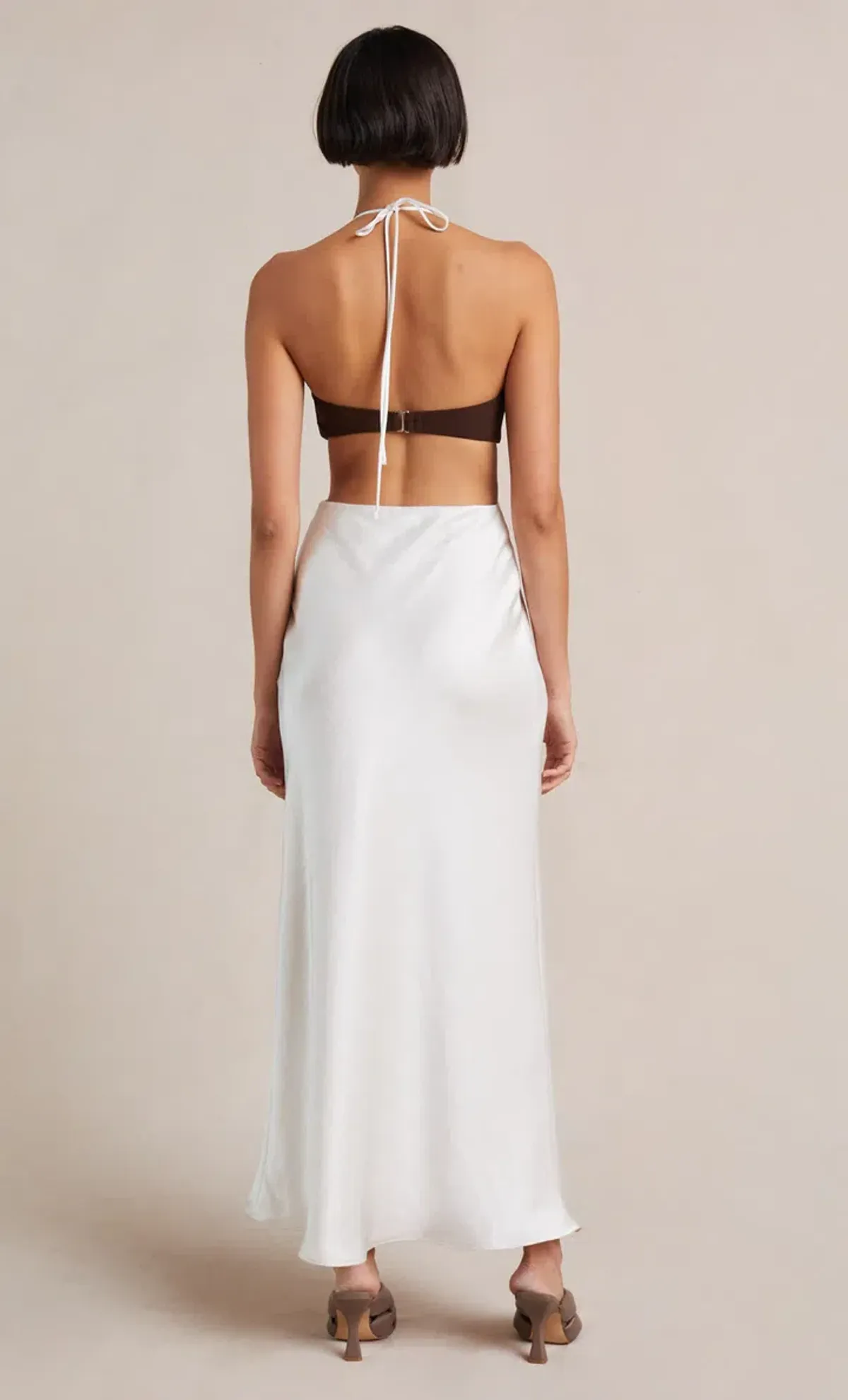 Bec & Bridge Nadia Cut Out Dress White Size 6 - Image 3