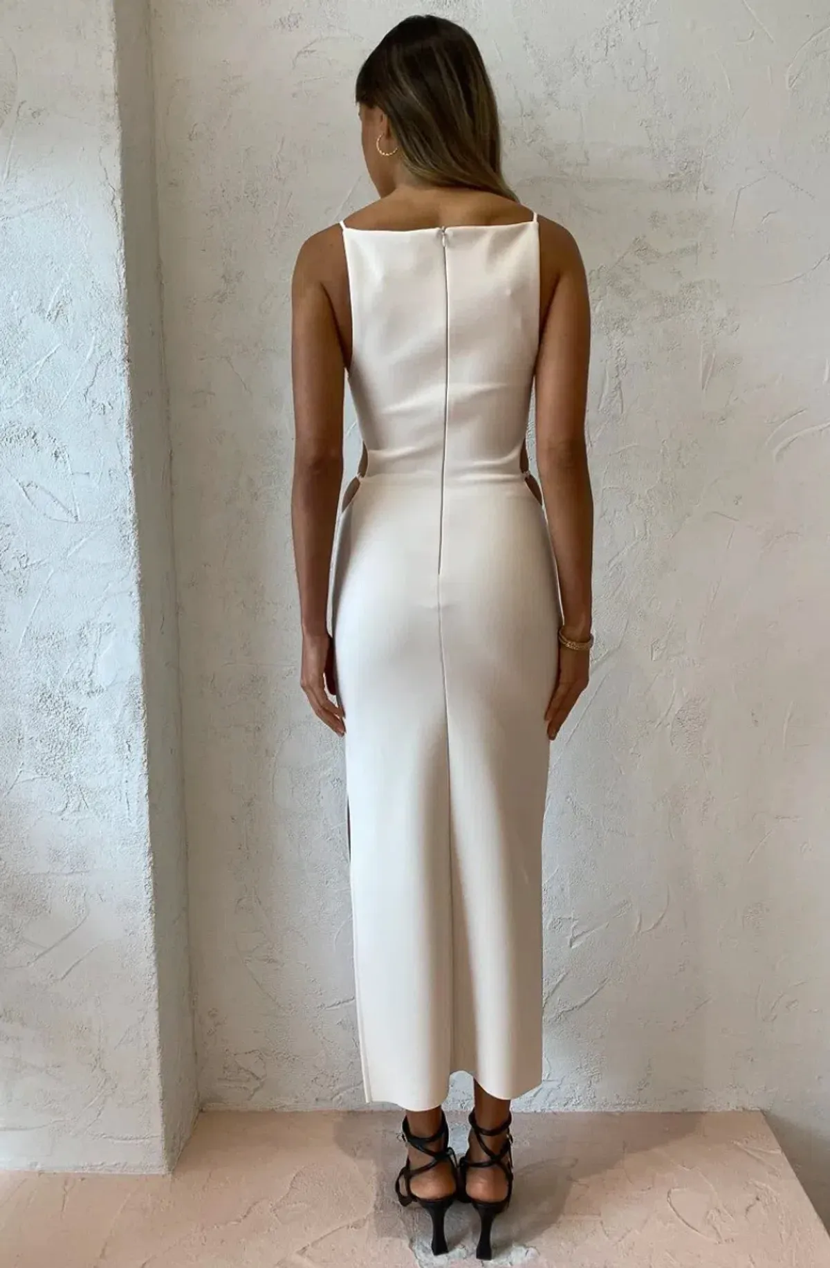Bec & Bridge Cammi Cut Out Dress White Size 12 - Image 2