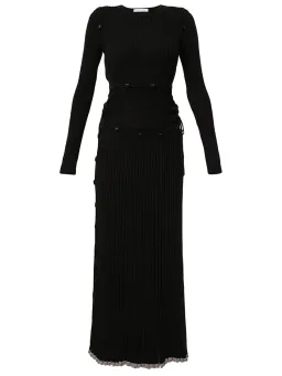 Christopher Esber Deconstructed Long Sleeve Dress Black Size 8 for rent on The Volte - image 3
