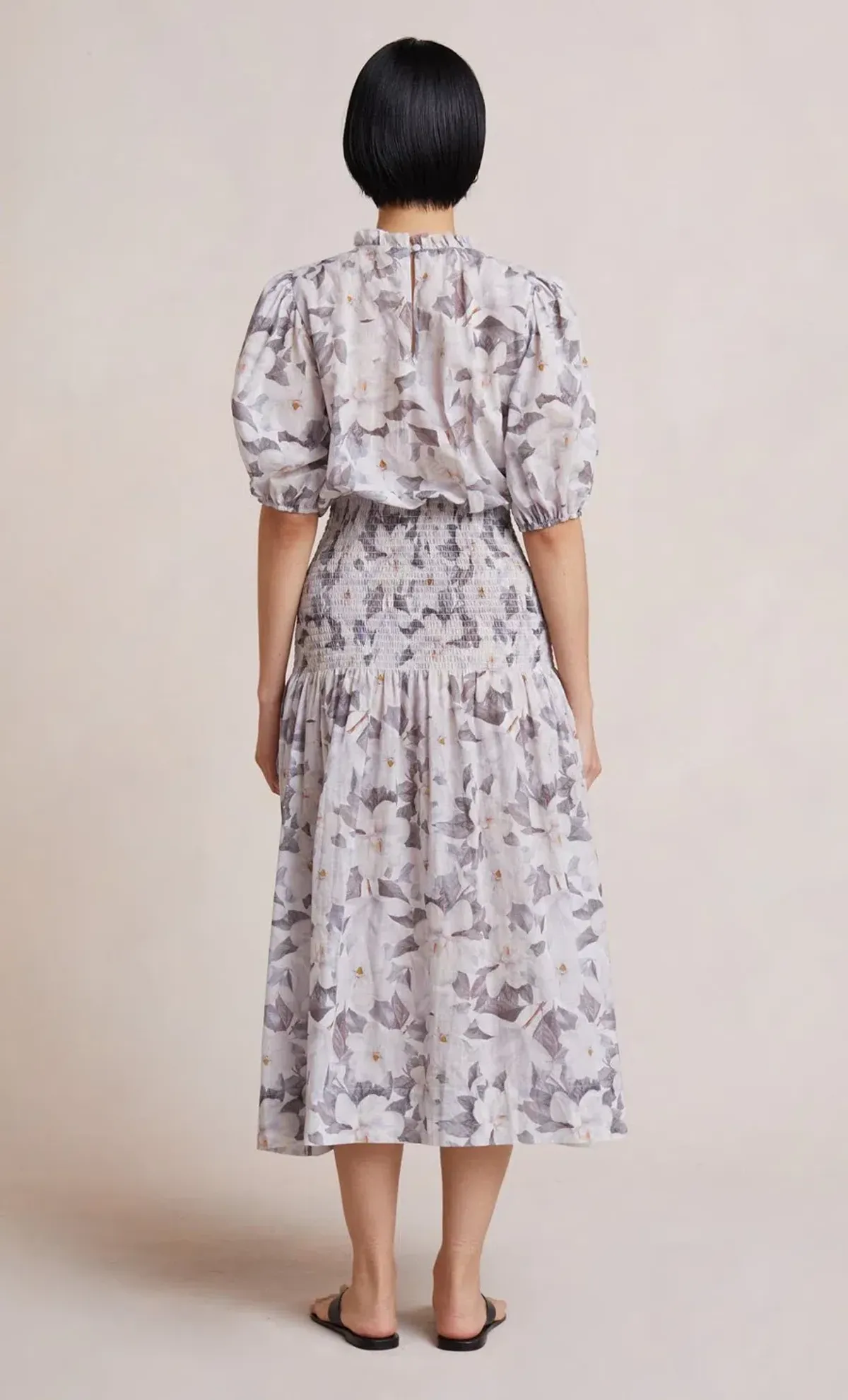 Bec & Bridge Gardenia Short Sleeve Midi Dress Purple Size 8 - Image 3
