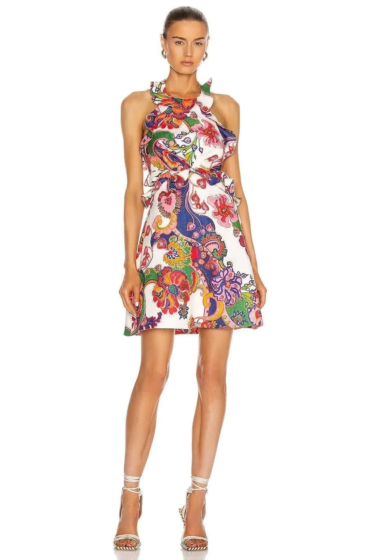 Zimmermann Lovestruck Tie Back Dress Print Size 6 - Image 1