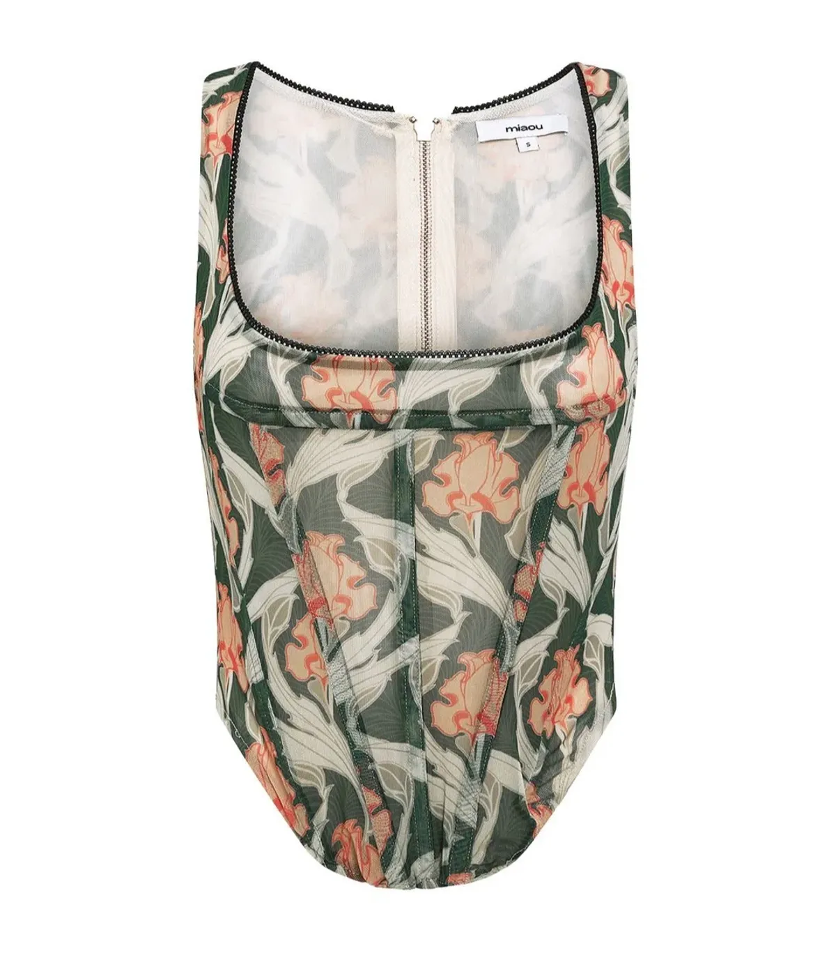 Miaou Campbell Corset and Mini Moni Skirt in Art Nouveau Size 6 - Image 7