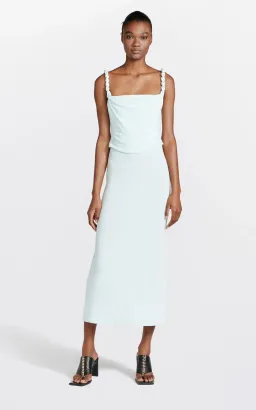 Dion Lee Rope Drape Dress Blue Size 8 for rent on The Volte - image 1