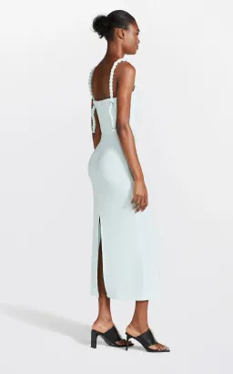 Dion Lee Rope Drape Dress Blue Size 8 for rent on The Volte - image 2