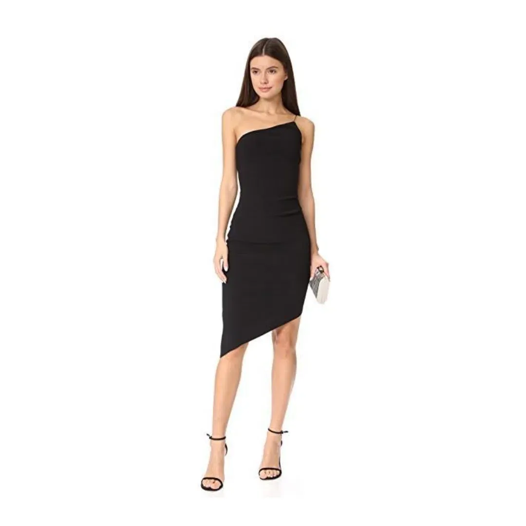 Bec & Bridge Luxul Assymetric Dress Black Size 8 for rent on The Volte - main image