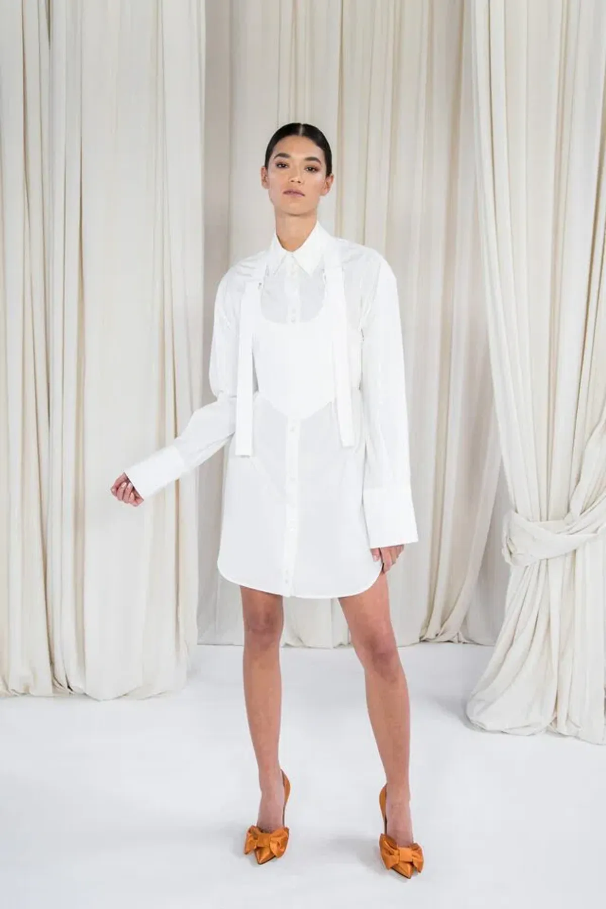 Ellery Godwin Shirt Dress White Size 6 - Image 1