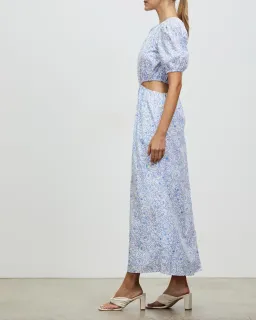 Faithful the Brand Alessandria Midi Dress Print Size 12 for rent on The Volte - image 4