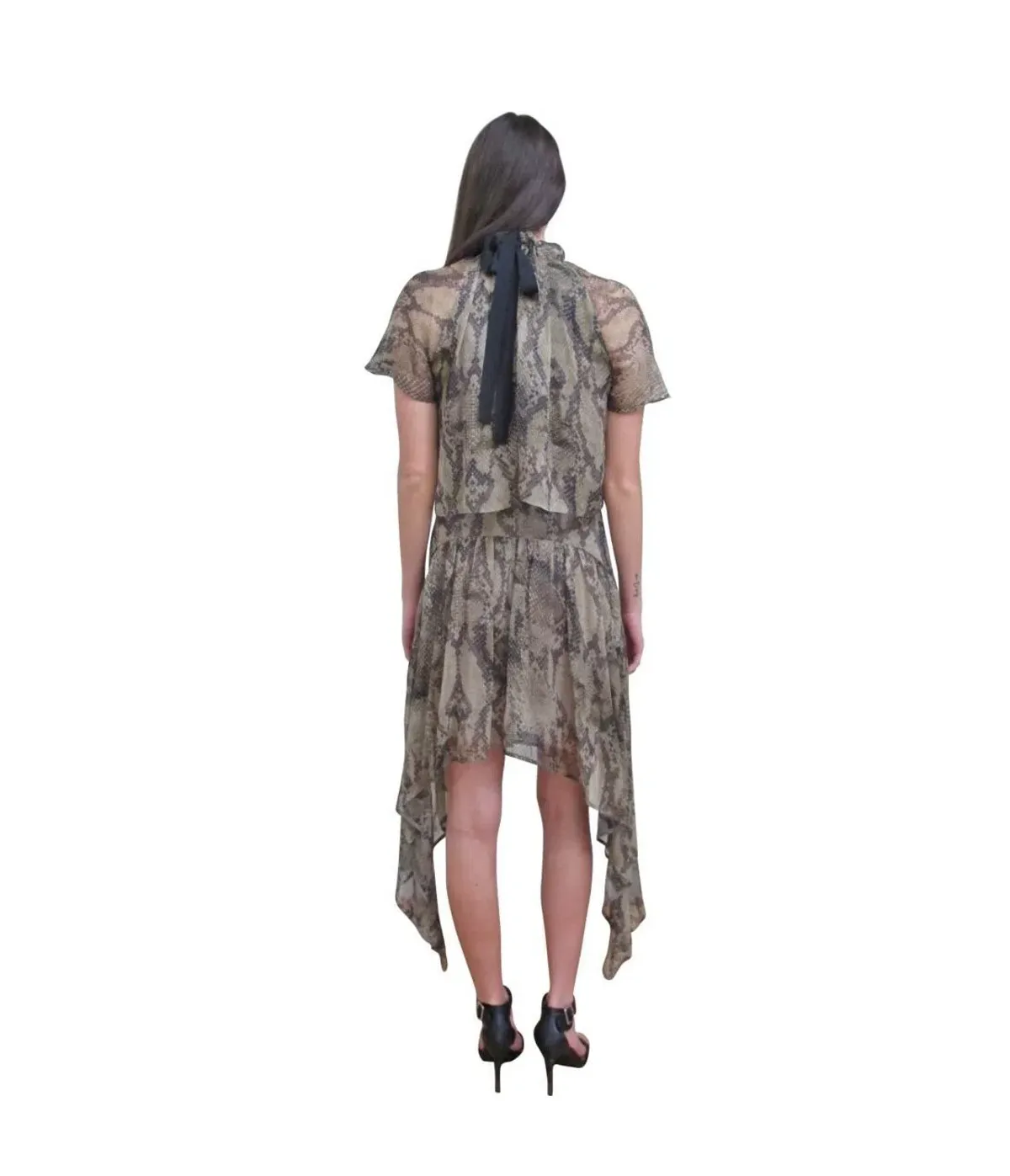Lover Cocktail Dress Print Size 8 - Image 2