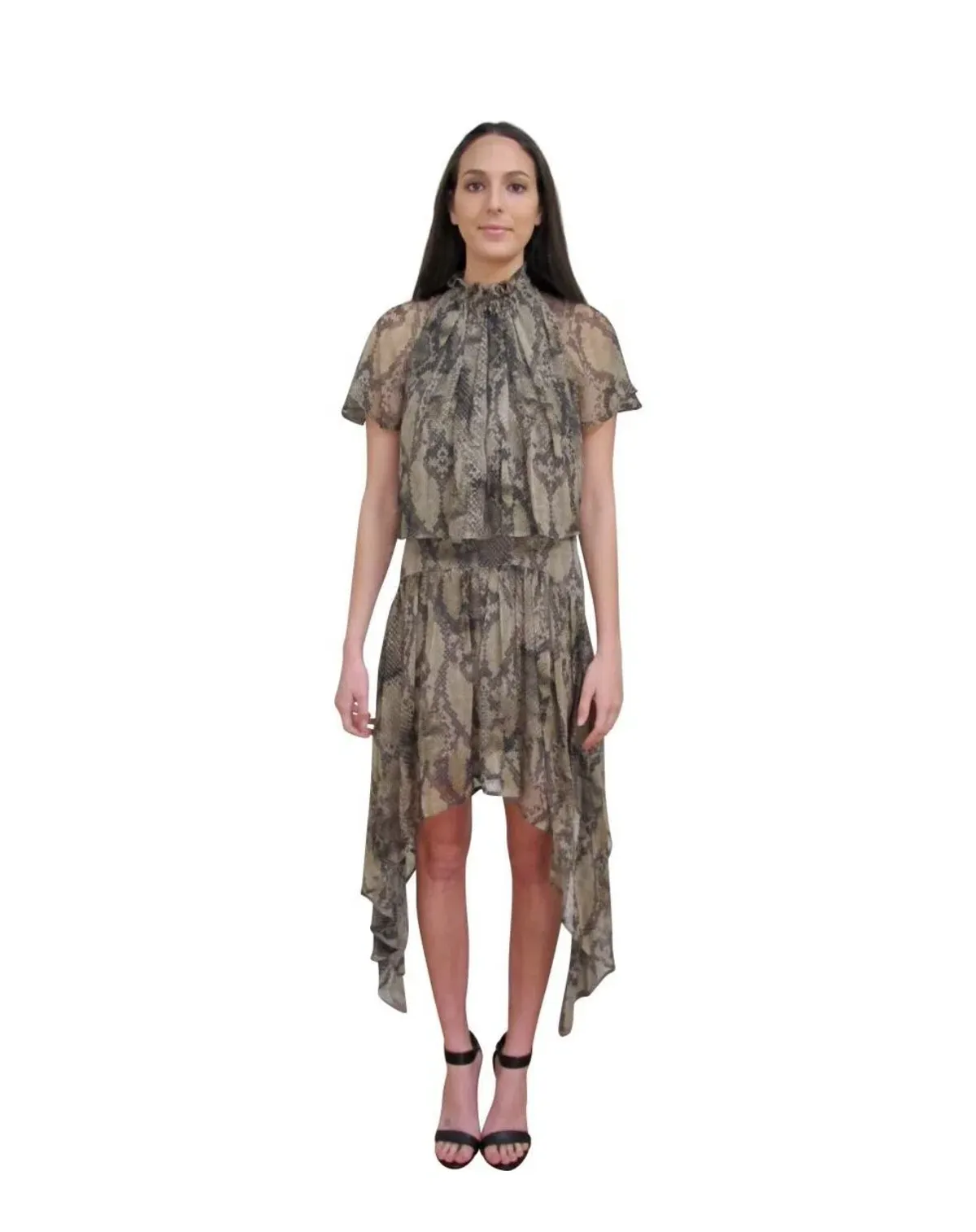 Lover Cocktail Dress Print Size 8 - Image 1