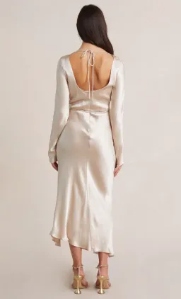Bec & Bridge Moon Dance Long Sleeve Maxi Dress in Sand Size 6 for rent on The Volte - image 3