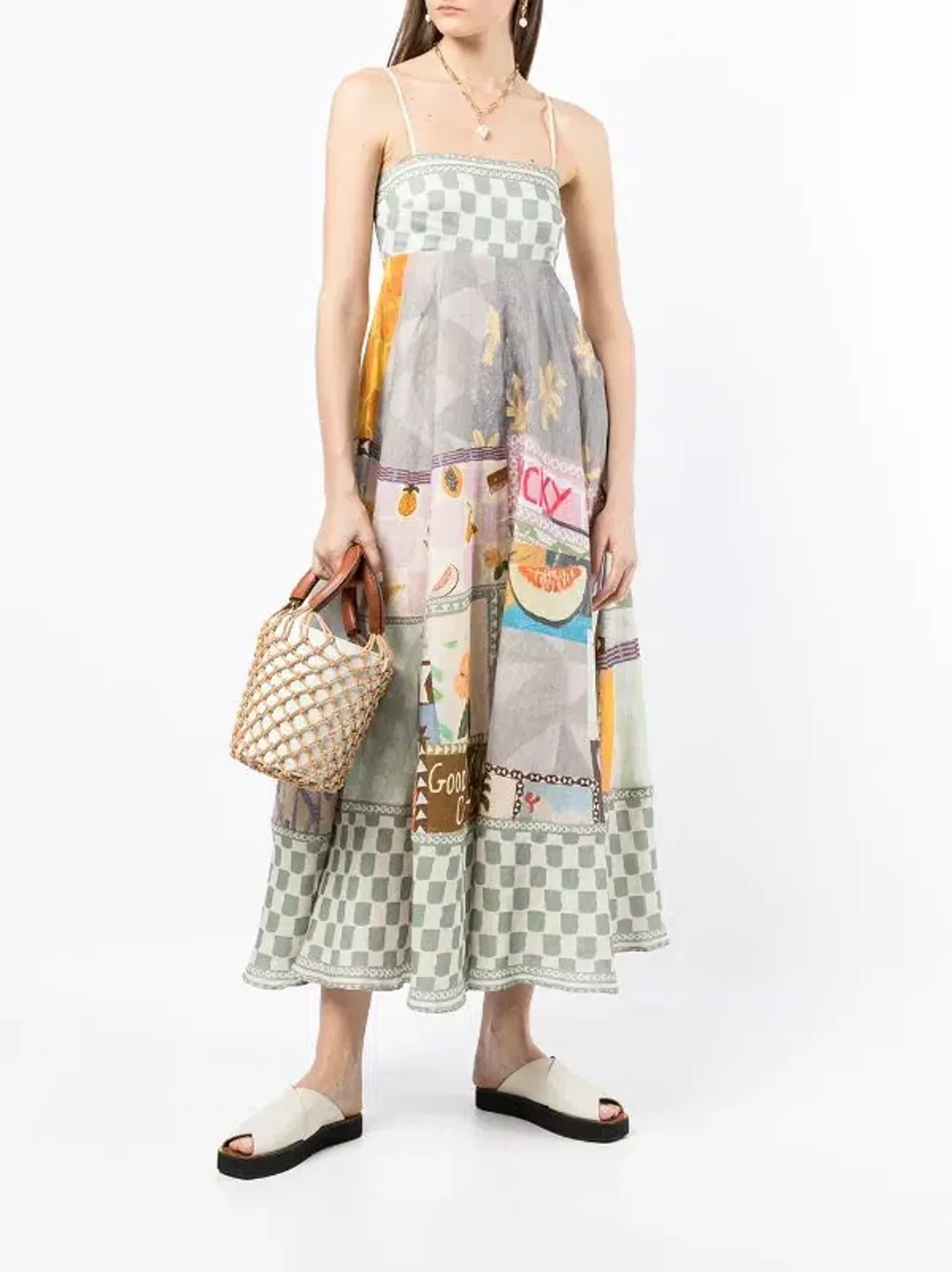 Alemais Emma Gale Sundress Print Size 12 for rent on The Volte - main image