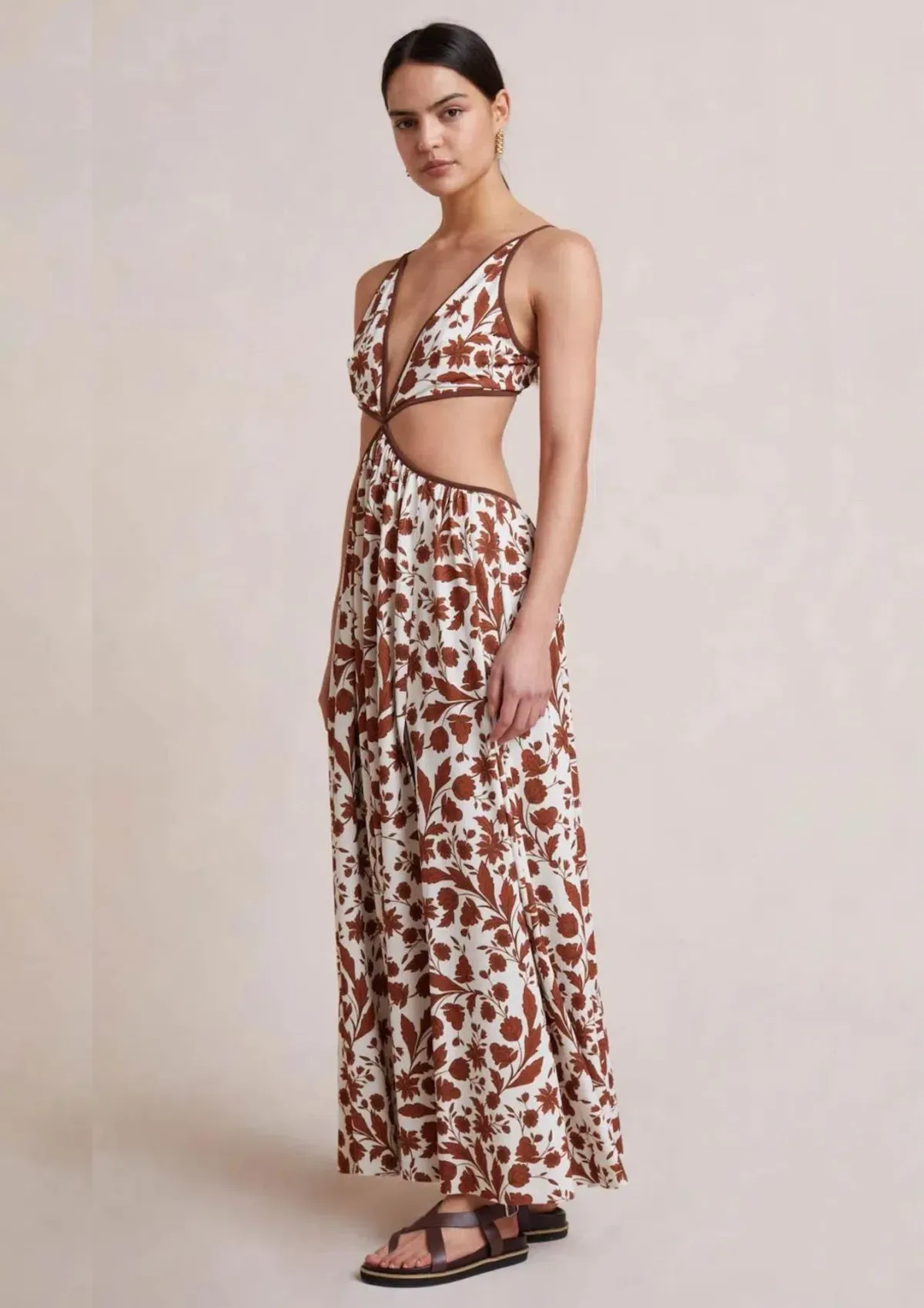 Bec & Bridge Phillipa Maxi Dress Print Size 8 - Image 1