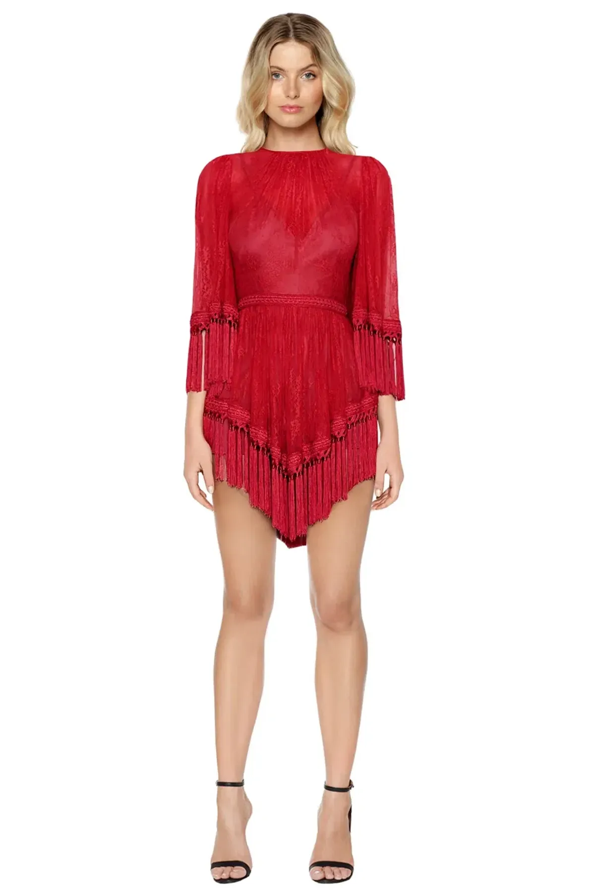 Alice McCall Are You Ready Girl Dress Red Size 10 - Image 1