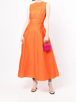 Rachel Gilbert Sophia Dress Orange Size AU 14 for rent on The Volte - image 1