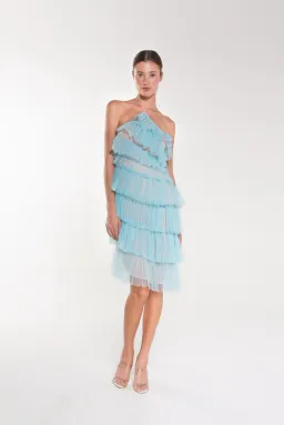 The Bar Kai Dress Amalfi Blue Size 6 for rent on The Volte - image 1