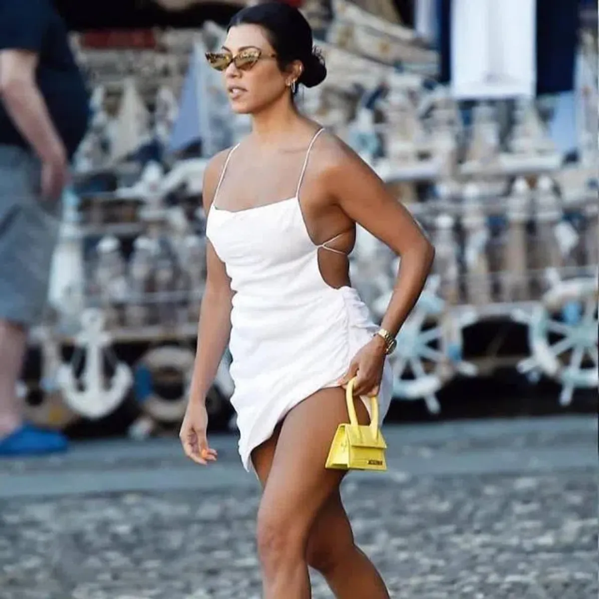 Jacquemus La Robe Saudade Dress Off White Size 38 - Image 3