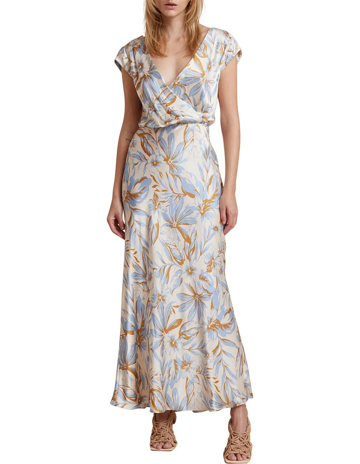 Bec and Bridge Stella Maxi Dress Print Size 8 - Image 1