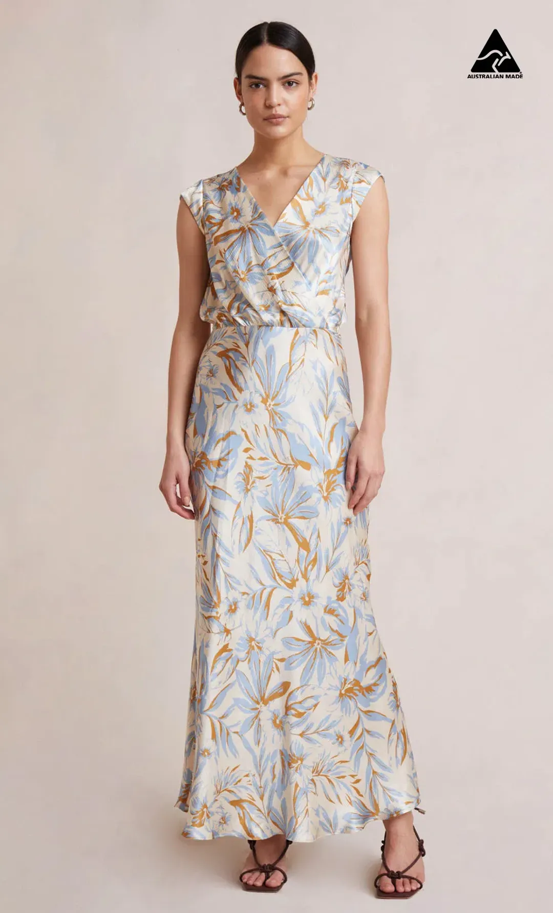 Bec and Bridge Stella Maxi Dress Print Size 8 for rent on The Volte - main image