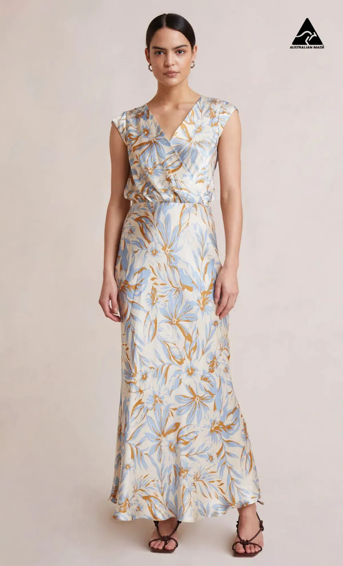 Bec and Bridge Stella Maxi Dress Print Size 8 - Image 3