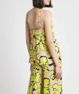 Aje Pelicano Citrus Bloom Strap Cami Top Print Size 12 for rent on The Volte - image 2