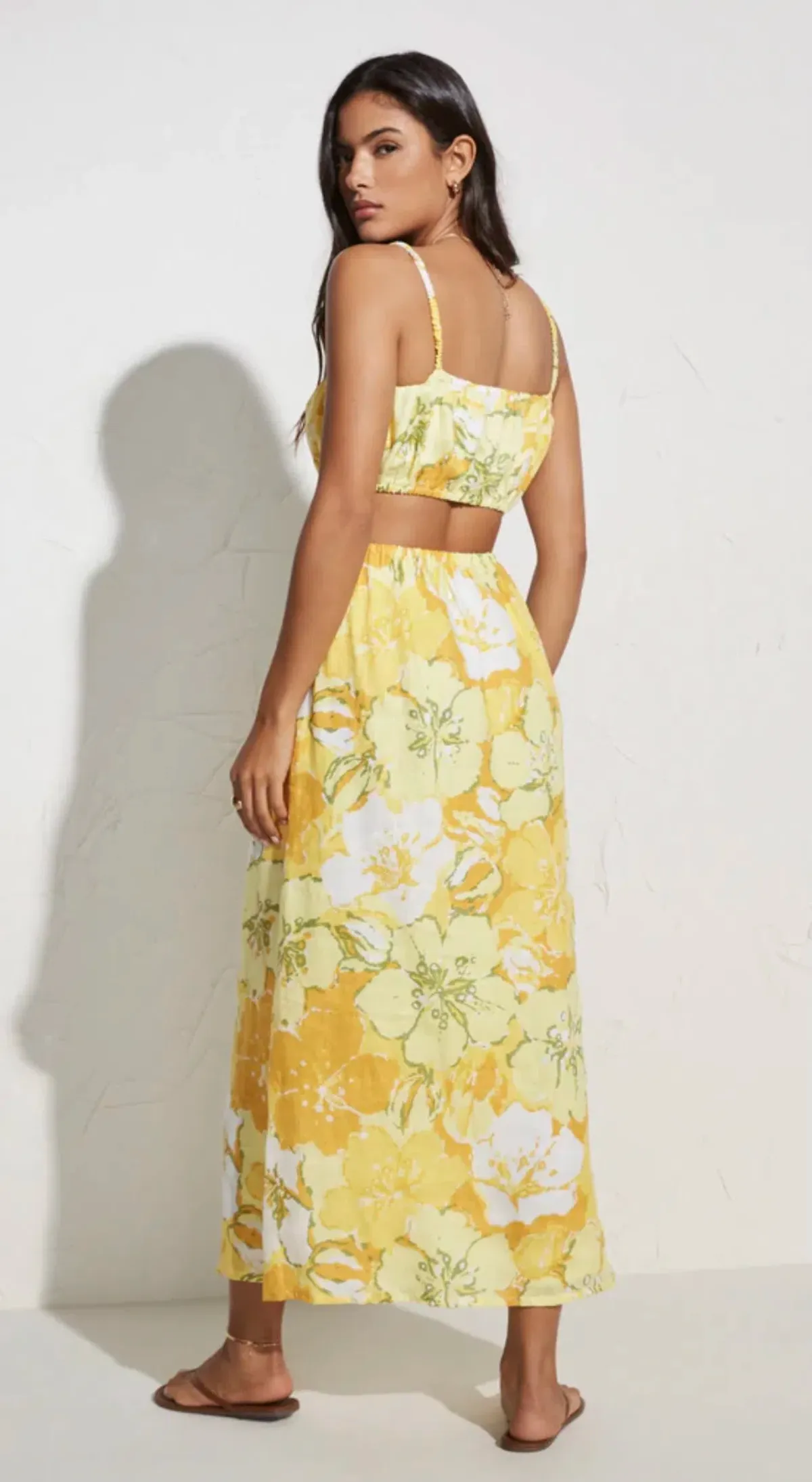 Faithfull the Brand El Rio Maxi Dress Loretta Floral Print Size 10 - Image 3