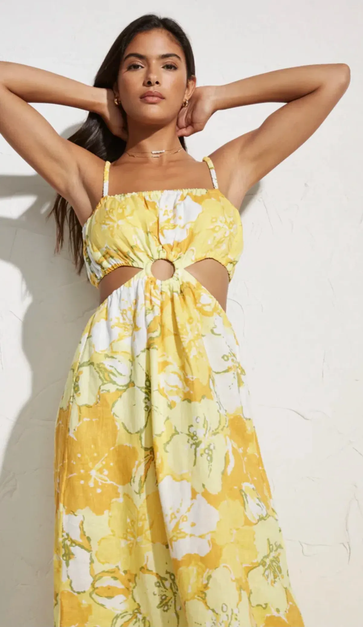 Faithfull the Brand El Rio Maxi Dress Loretta Floral Print Size 10 - Image 2