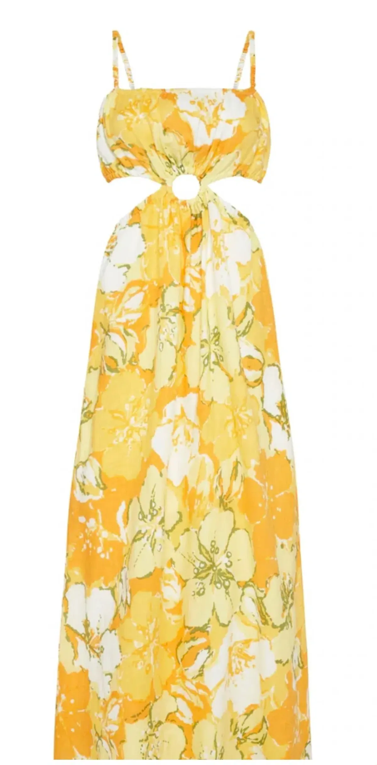 Faithfull the Brand El Rio Maxi Dress Loretta Floral Print Size 10 - Image 5