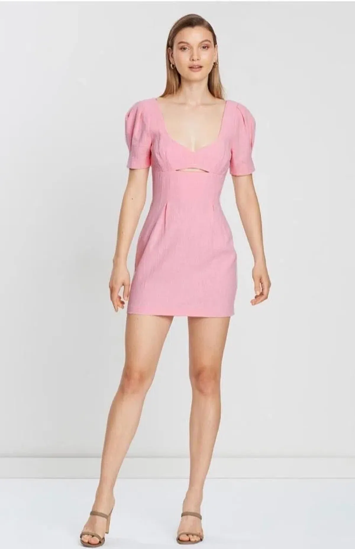 Bec & Bridge Sweet Pea Mini Dress Pink Size 10 - Image 1