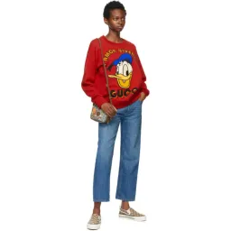 Gucci Disney Edition Eco-Washed Donald Duck Jeans Blue Size AU 10 for rent on The Volte - image 1