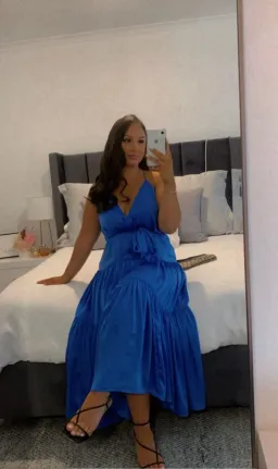 Sheike Sirocco Maxi Dress Blue Size 10 for rent on The Volte - image 3