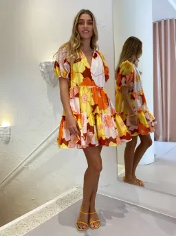 Steele Helio Dress Print Size XS for rent on The Volte - image 4