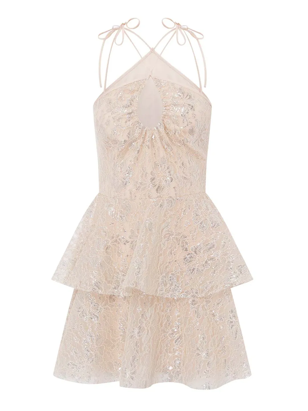 Alice McCall Sandstorm Woman Mini Dress Clay Pink Size 14 for rent on The Volte - main image