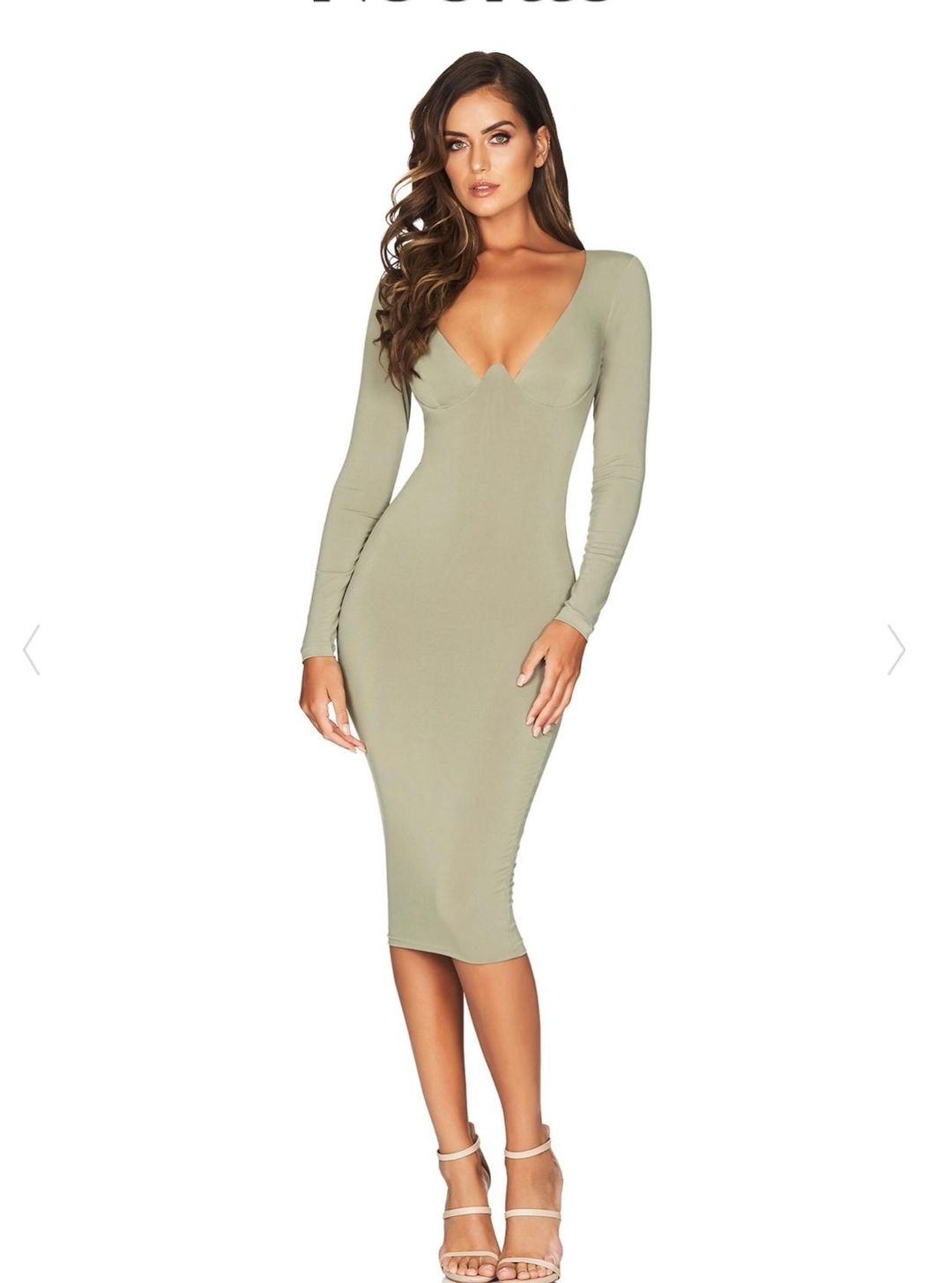 TALIA LONG SLEEVE MIDI for rent on The Volte - main image