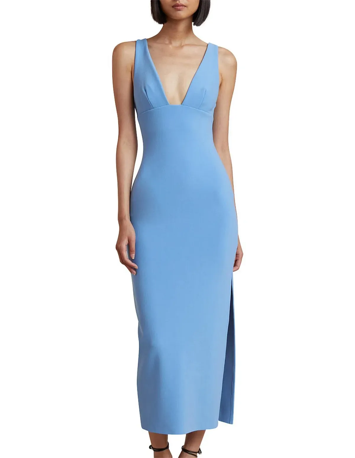 Bec and Bridge Iris Midi Dress Malibu Blue Size 10 - Image 1
