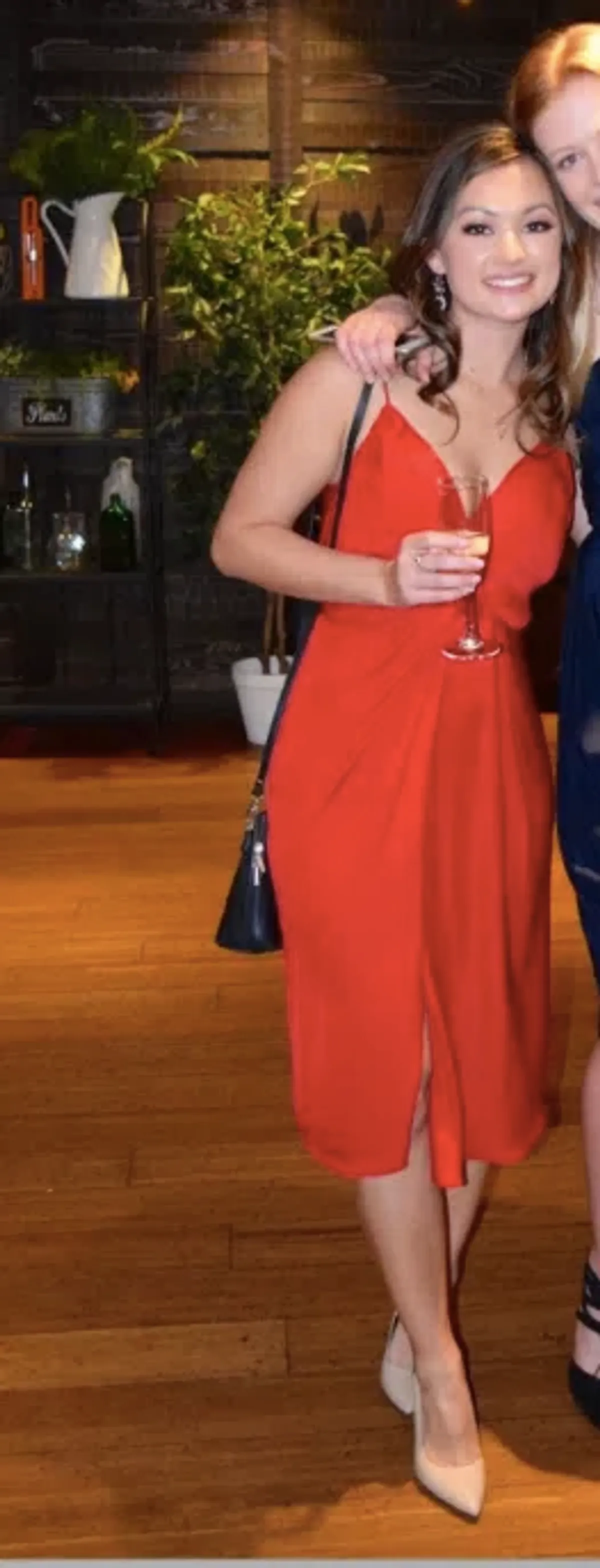 Bec and Bridge Red midi dress size 6 - Image 1