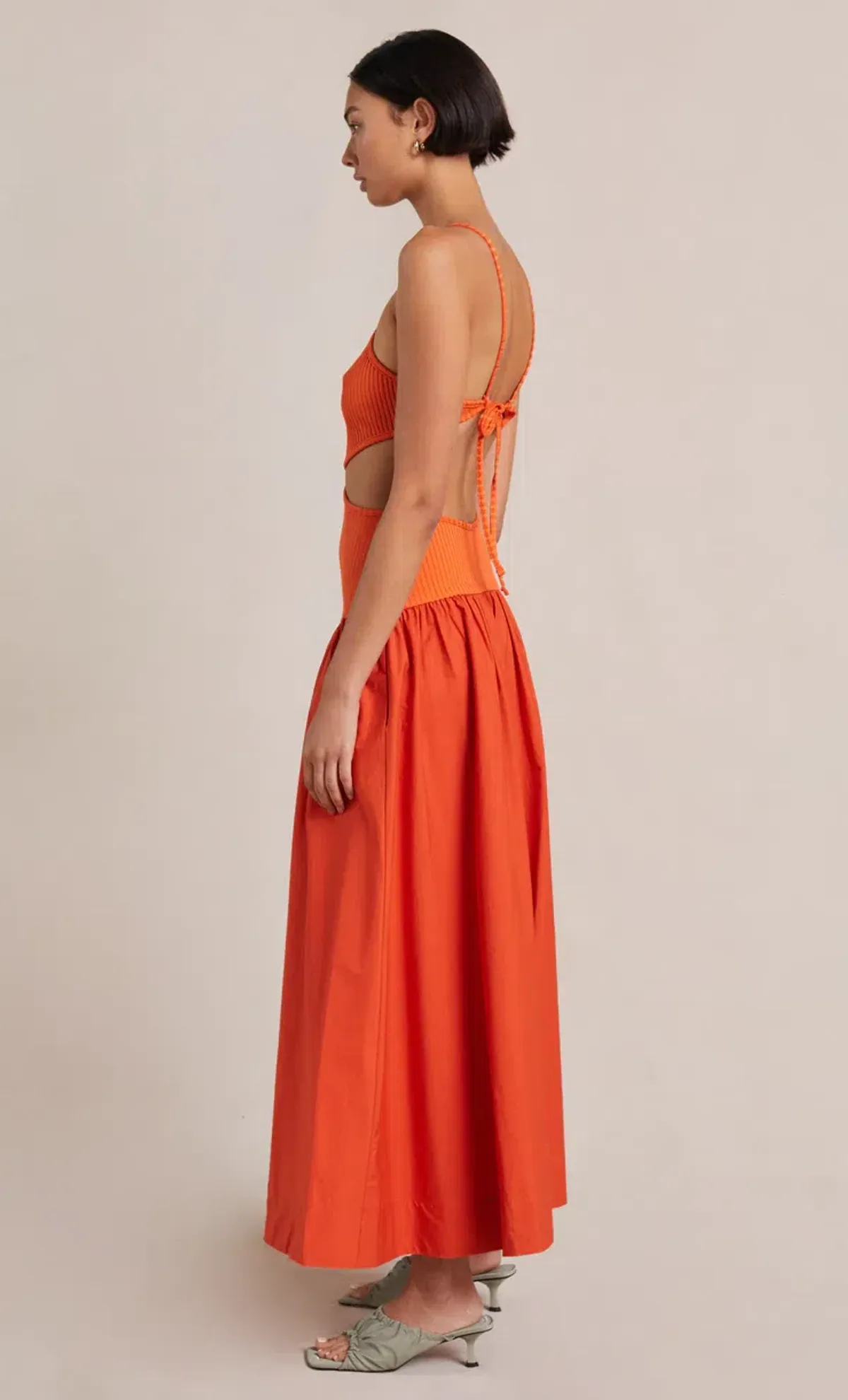 Bec & Bridge Ula Cut Out Maxi Dress Chilli Orange Size S / AU 8 - Image 2