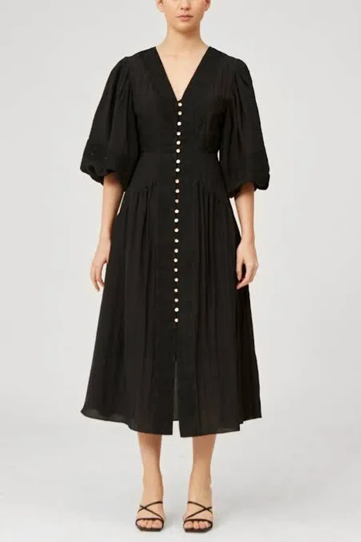 Keepsake the Label Moving On Midi Dress Black Size 10 - Image 1