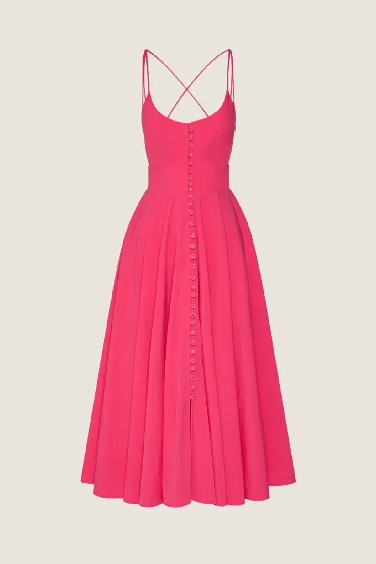 By Johnny Party Button Midi Dress Pink Size 10 - Image 4