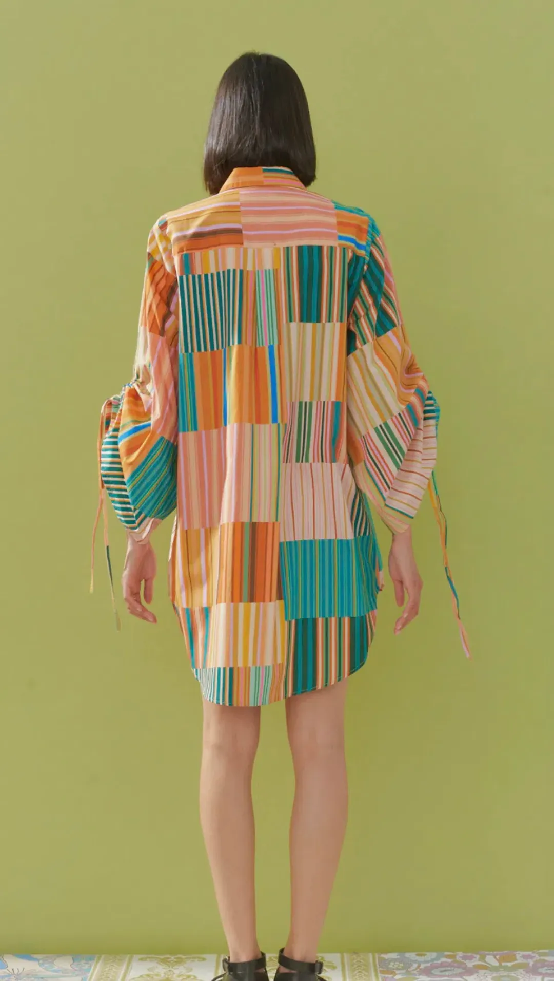 Alemais Sloane Shirt Print Size 14 for rent on The Volte - main image