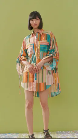 Alemais Sloane Shirt Print Size 14 for rent on The Volte - image 1