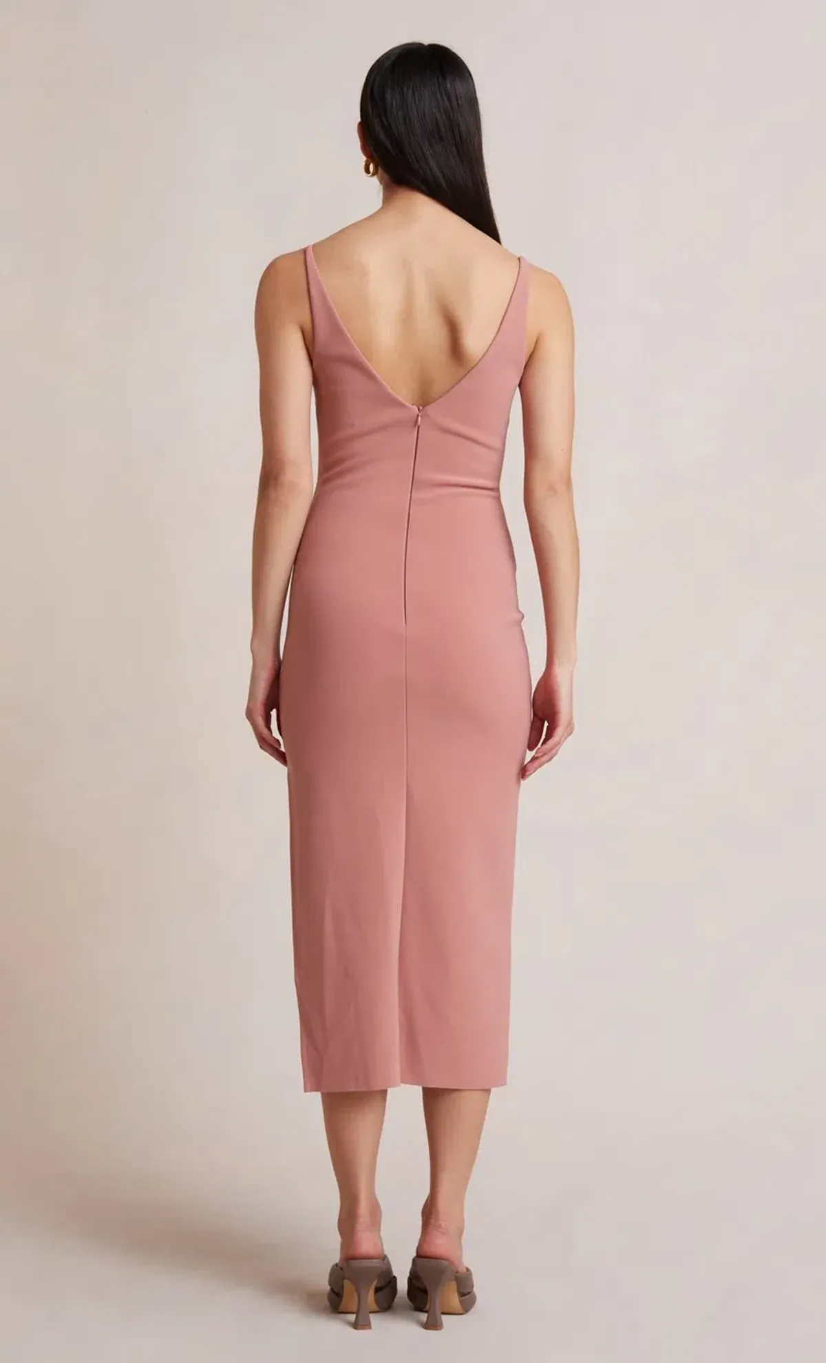 Bec & Bridge Livania Midi Dress Pink Size 6 - Image 4
