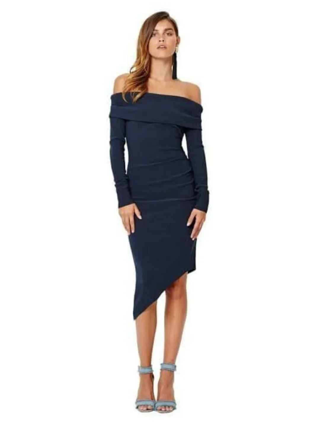 Bec & Bridge Florence Dress Navy Size AU 6 for rent on The Volte - main image
