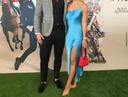Bec and Bridge Frederic Asym Midi Dress Blue Size 12 for rent on The Volte - image 2
